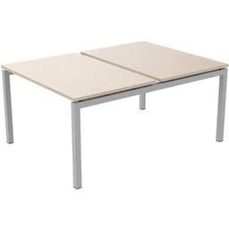 Bureau droit Bench 2 places Inesa Chêne 120 cm - Image principale