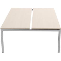Bureau droit Bench 2 places Inesa Chêne 240 cm - Image 4