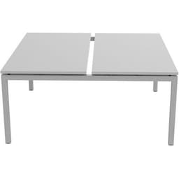 Bureau droit Bench 2 places Inesa Blanc 160 cm - Image 4