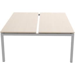 Bureau droit Bench 2 places Inesa Chêne 200 cm - Image 4