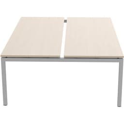 Bureau droit Bench 2 places Inesa Chêne 220 cm - Image 2