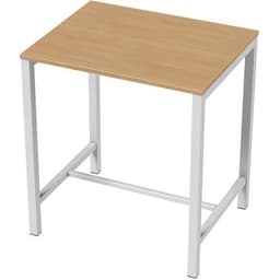 Table de réunion haute Jona Plateau  Chêne Long  : 100 cm - Image 2