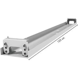 Goulotte inclinable 140 cm Blanc - Image 6