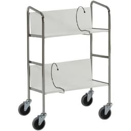 Chariot à classeurs - 2 plateaux - Capacité 75 kg - Image principale