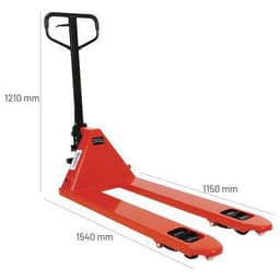 Transpalette manuel force 2000 kg longueur fourche 1150 mm - Manutan Expert - Image 12