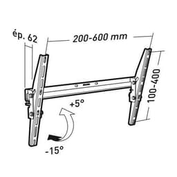 Support mural universel inclinable Applik 45201 - Erard Pro - Image 2
