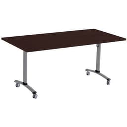 Table rectangulaire plateau mélaminé pivotant Axe - Manutan Expert - Image 5