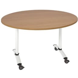 Table ronde plateau mélaminé pivotant Axe - Manutan Expert - Image 19