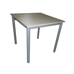 Table informatique Figura plateau stratifié avec accès goulotte - Manutan Expert - Image principale
