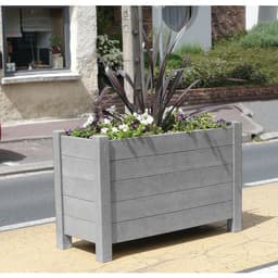 Jardinière Avenue forme rectangulaire plastique recyclé Espace Urbain - Image principale