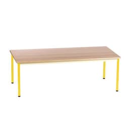 Table Chloé rectangulaire plateau hêtre 4 pieds - Mobidecor - Image 2