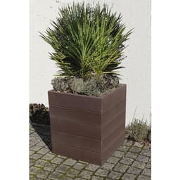 Jardinière Espace carrée plastique recyclée Espace Urbain - Image 3