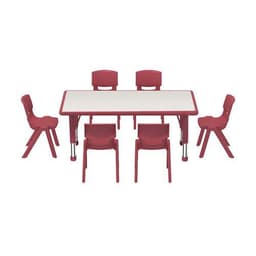 Table Clémence plateau rectangulaire - Manutan Expert - Image 2