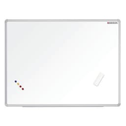 Tableau simple émaillé blanc, cadre aluminium anodisé Vanerum - Image principale