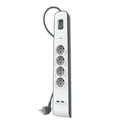 Multiprise parafoudre secteur et USB avec cordon d'alimentation Belkin - Image principale