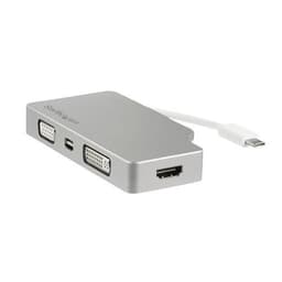 Adaptateur de voyage audio/vidéo 4 en 1-USB Type-C vers VGA,DVI,HDMI - Image principale