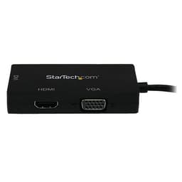 Adaptateur de voyage Mini DisplayPort vers VGA/DVI/HDMI - Noir - Image 3