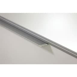Tableau simple émaillé vert, cadre aluminium anodisé - 0,60 x 0,90 m - Image 3