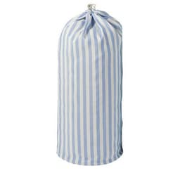 Lot de 6 sacs à linge forme marin à fond rond-Mod. 805-Rayé blanc bleu - Image principale