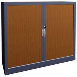 Armoire métal Classique hauteur 102 cm rideaux PVC classé au feu M1 Acial - Image 4