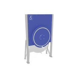 Panneau avec roue d épaule, adapté pour handicapés - fixation platines - Image 2