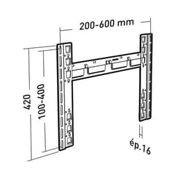 Support mural fixe extra plat Applik 045007 - Erard Pro - Image 4