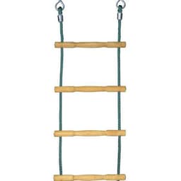 Echelle de corde échelons bois - 2.50 m - vert - Image principale