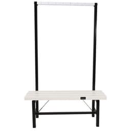 Banc pvc à patères PVC blanc - À monter - Manutan Expert - Image 3