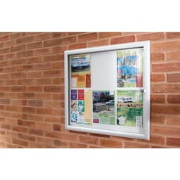 Vitrine affichage extérieur Reverso porte plexiglas Planorga - Image principale