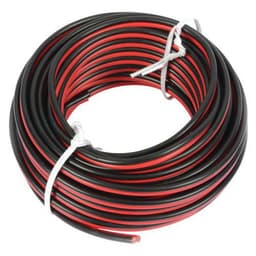 Câble universel noir / rouge 10 m 2x 0,75 mm - Image principale