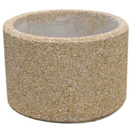 Jardinière ronde en béton 60 x 60 x 40 cm - Manutan Expert - Image principale