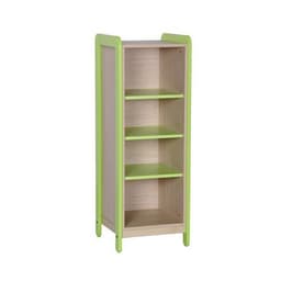 Meuble 1 colonne 4 niches Lili hauteur 137 cm coloris vert - Image principale