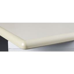 Plateau de table 130 x 50 cm revêtu stratifié beige chants surmoulés - Image 3