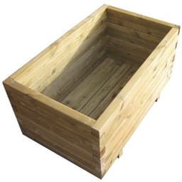 Jardinière bois Ouna rectangulaire L/l/H 120x60x50 cm - Image principale