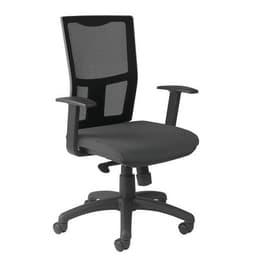 Fauteuil Ritz accoudoir fixe dossier résille noire - Manutan Expert - Image 5