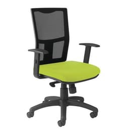 Fauteuil Ritz réglage lombaire accoudoir réglable assise tissu coloris anis - Image principale