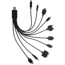Câble de charge multi-connecteurs 10 en 1 pour téléphones GSM et smartphones - Image principale