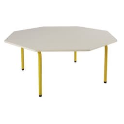 Table Elodie II octogonale, 4 pieds tube - Image principale