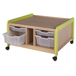 Meuble d'activités Lili montants coloris vert - Image 7