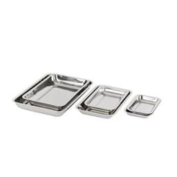 Le plateau inox 30 x 21 x 4 cm - Image principale