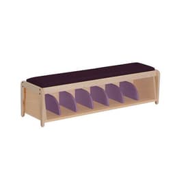 Banc d'accueil Lili avec casiers assise mousse - Image principale