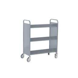 Chariot à livres double face, 6 tablettes inclinées - Image principale