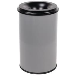 Poubelle antifeu Manutan - 20 L à 110 L - Noir ou Gris - Manutan Expert - Image principale