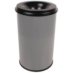 Poubelle antifeu Manutan - 20 L à 110 L - Noir ou Gris - Manutan Expert - Image 5