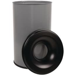 Poubelle antifeu Manutan - 20 L à 110 L - Noir ou Gris - Manutan Expert - Image 11