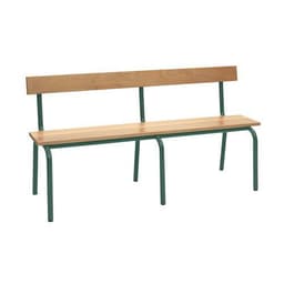 Banc maternelle avec dossier longueur 120 cm - Image 3