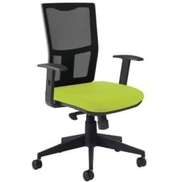 Fauteuil Ritz accoudoir réglable dossier résille noire - Manutan Expert - Image principale