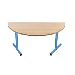 Table régl. Chloé  1/2 lune pied dégag. Lat. plat. hêtre - Mobidecor - Image principale