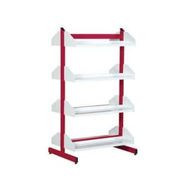 Rayonnage tablettes droites, double face Zédia - Image principale