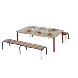 Banc empilable 3 lames Chloé 200 cm - Mobidecor - Image principale